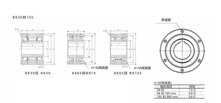 BS滾柱逆止器結構圖